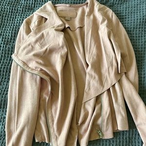 Light Pink Blank NYC Suede Zip Jacket Small Women’s